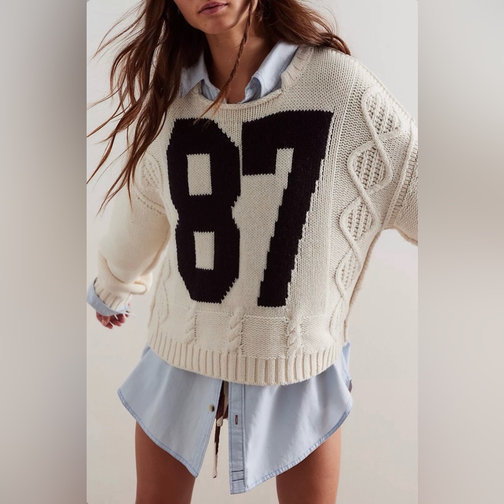 ▪️NWT We The Free 87 Pullover Knit Sweater - Picture 1 of 9